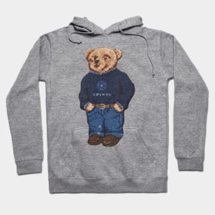 Cosmos Bear (Back of Shirt) Hoodie